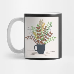 "Coffee Mug and Autumn Branches" Still Life Mug